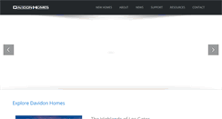 Desktop Screenshot of homesbydavidon.com